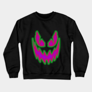 Hello halloween party funny jack o lantern face Crewneck Sweatshirt